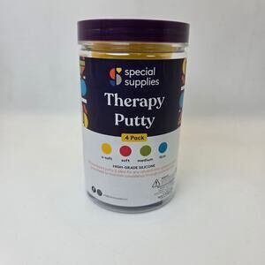 Special Supplies Therapy Putty 4 Pack Silicone X-Soft Soft Medium Firm New